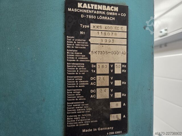 Hidegvágó fűrész Kaltenbach KKS 400 EC