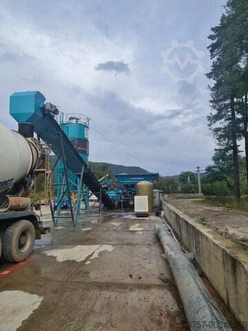 Planta mezcladora de hormigón móvil CONSTMACH Concrete Mixing Plant Small Mobil Concrete Mixing Plant 30M3/H