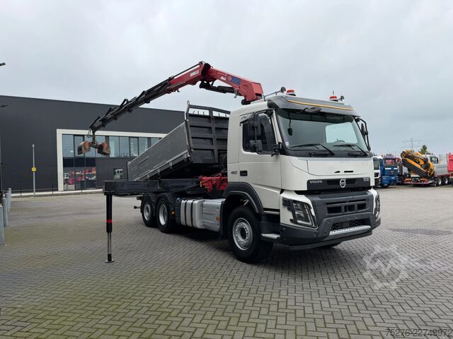 Wywrotka 3-stronna Volvo FMX 460 6x2 Kipper/HMF 2120 k5 Euro 6