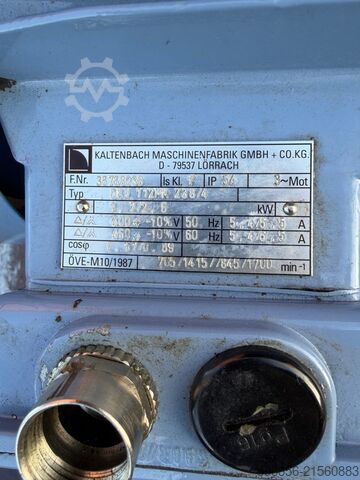 Kaltenbach DKV 112M-238/4 villanymotor 1,7kW 400V 1450ford/perc IP54 Silnik elektryczny Kaltenbach DKV 112M-238/4 1.7kW 400V 1450rpm IP54 Silnik elektryczny Kaltenbach DKV 112M-238/4 1.7kW 400V 1450rpm IP54