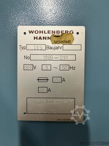 Maszyna do cięcia papieru Wohlenberg 115