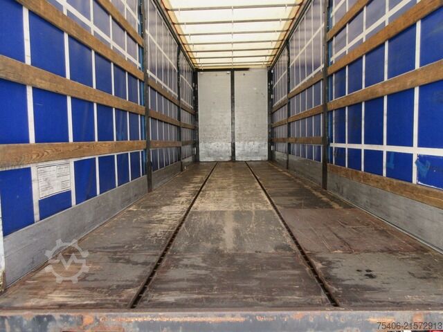 Plattewagen met zeil man TGL 12.250 Pritsche L 9,50 m, H 3,00 Edscha, LBW