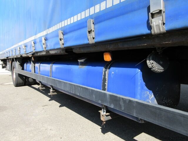 Plattewagen met zeil man TGL 12.250 Pritsche L 9,50 m, H 3,00 Edscha, LBW