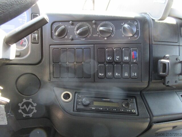 Plattewagen met zeil man TGL 12.250 Pritsche L 9,50 m, H 3,00 Edscha, LBW