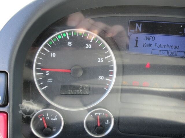 Plattewagen met zeil man TGL 12.250 Pritsche L 9,50 m, H 3,00 Edscha, LBW