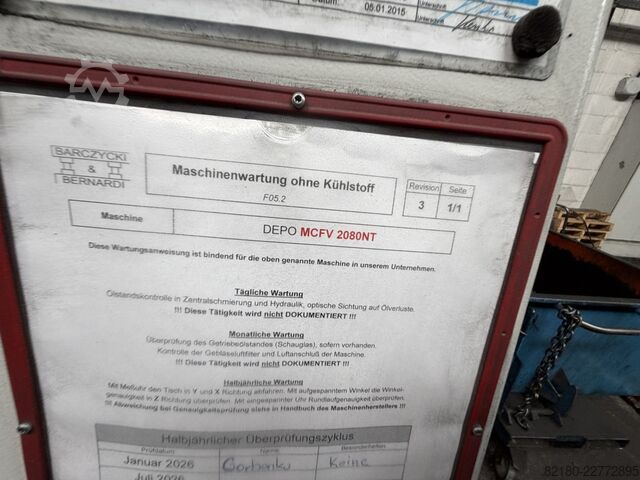 CNC verticale bewerkingscentrum TAJMAC-ZPS MCFV 2080 NT