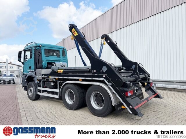 Kiepwagen MAN TGS 26.520 6x4 BL, Hyva Tele-Absetzanlage TS 2018