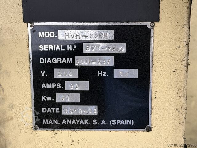 CNC bedfreesmachine Anayak HVM-3300