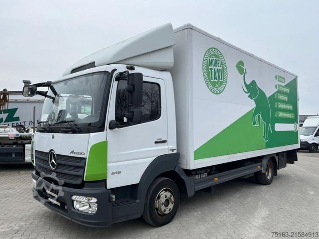 Box van MERCEDES-BENZ Atego 816 L Standardkoffer LBW LBW 1 to