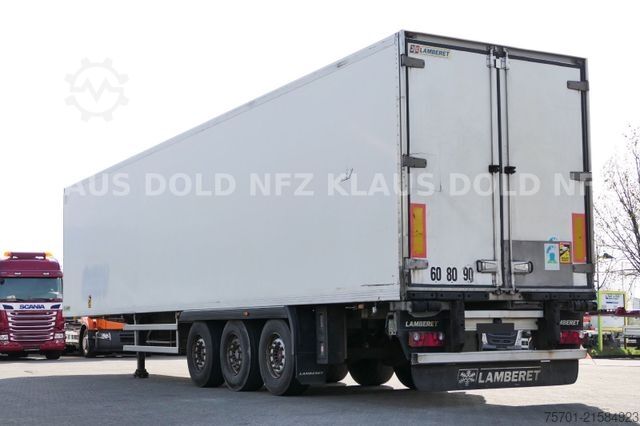 Reefer semitrailer LAMBERET Kühlkoffer Thermo-King Doppelstock SAF-Achsen 