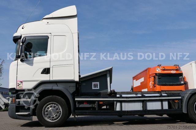 Swap body truck SCANIA R 450 BDF Retarder Lift-/Lenkachse 2 XL-Tank