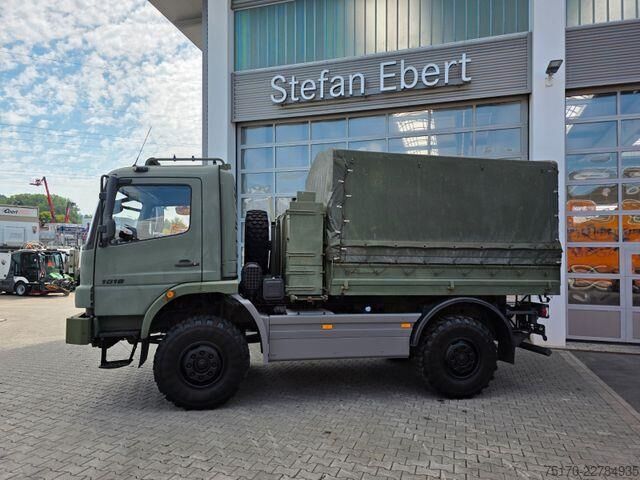 Przesuwana plandeka Mercedes-Benz Atego 1018 A 4x4 Pritsche Plane mehrfach vorh.