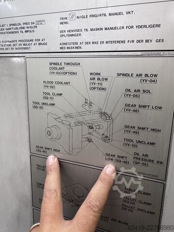 Centro de mecanizado horizontal Mazak FH-6800