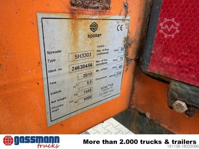 Poljoprivredna mašina Epoke SH 3301 Salzstreuer ca. 5m³