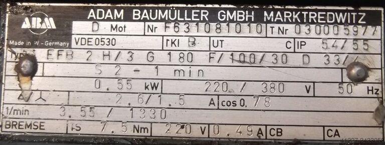  ABM EFB2H/3G180F/100/30D3/4