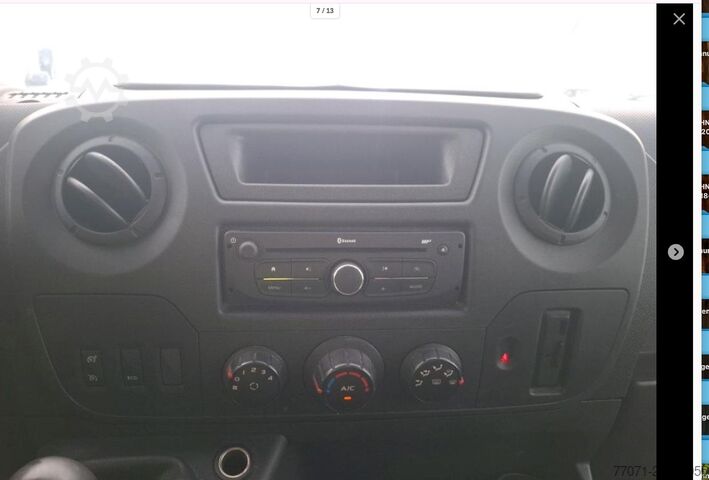 Kassevogn RENAULT Master Kasten L1H1*dCi130*Klima*Navi*Regale
