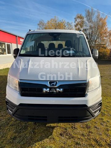 Pick-up skåpbil MAN TGE 3.140 4x2F DOKA*Klima*AHK3,5to*7Sitze*Kamera