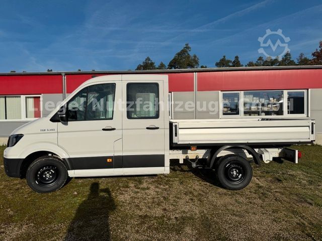 Pick-up skåpbil MAN TGE 3.140 4x2F DOKA*Klima*AHK3,5to*7Sitze*Kamera