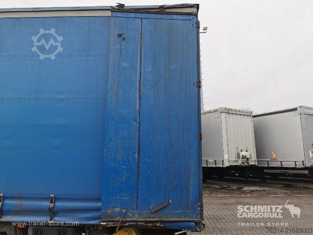 Open semitrailer with tarp Krone Curtainsider Mega