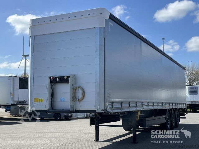 Open semitrailer with tarp Berger Curtainsider Standard Getränke