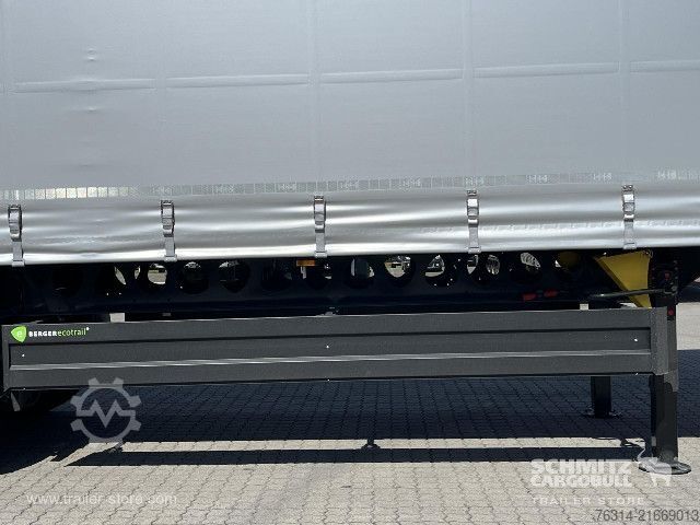 Open semitrailer with tarp Berger Curtainsider Standard Getränke