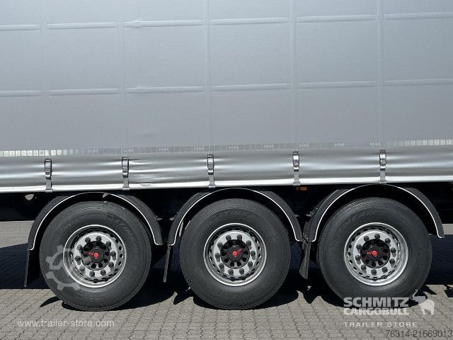 Open semitrailer with tarp Berger Curtainsider Standard Getränke