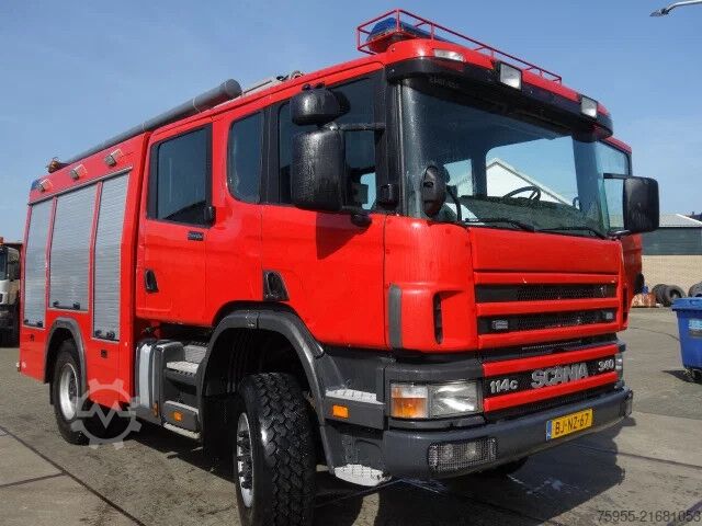 Brandweerwagen Scania P114 CB4X4 HZ75115 GODIVAPUMP