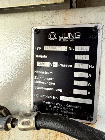 Vlakslijpmachine JUNG JA 600 CNC-E