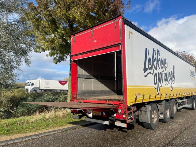 Schuifzeilen Tracon Trailers TO 3 Stuuras / Lift-as / Sluitende Laadklep / N...