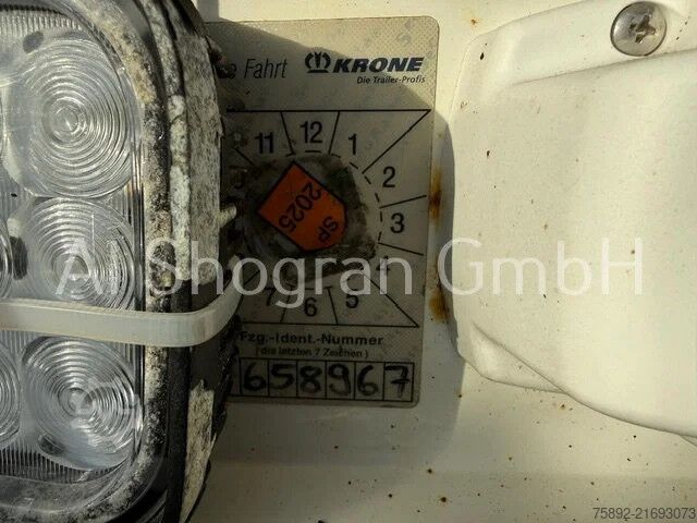 Dekzeil Krone Mega / Edscha / Liftachse