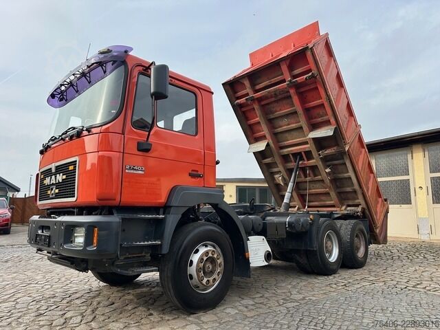 Tippbil man 27.403 Silent 6x4 Dreiseitenkipper AHK