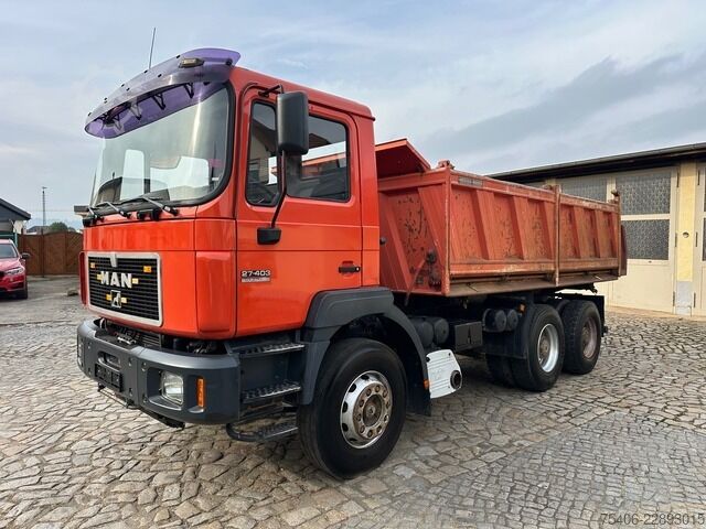 Tippbil man 27.403 Silent 6x4 Dreiseitenkipper AHK