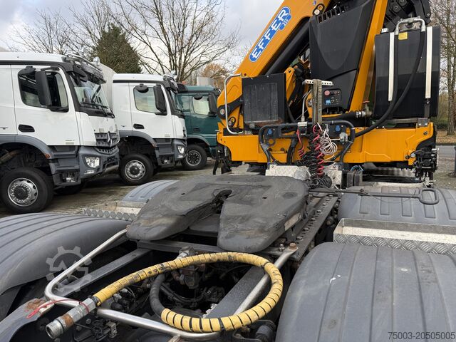 Standaard trekker Scania G480 6X4 Kran Effer 255 6S bis 20.5 Meter