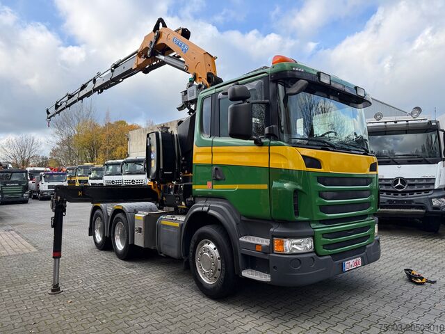 Standaard trekker Scania G480 6X4 Kran Effer 255 6S bis 20.5 Meter