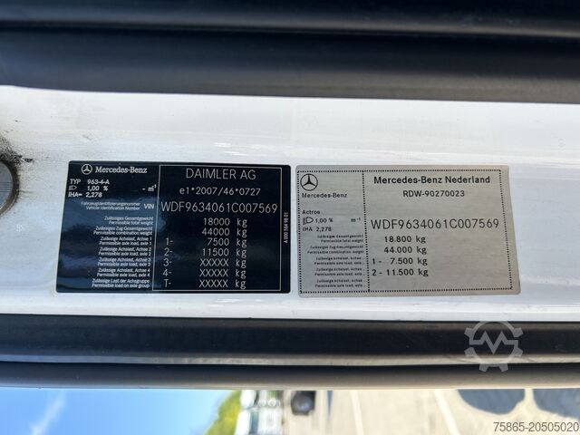 Volume SCM Mercedes-Benz Actros 1842 Bigspace / 771 dkm / Mega / New Tac...
