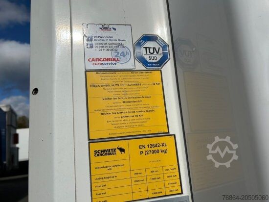 Nízkoložný návěs SCHMITZ SCB S3B KüHLAUFLIEGER, TK SLXI 300