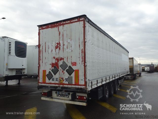 Open semitrailer with tarp Schmitz Cargobull Semitrailer Curtainsider Standard