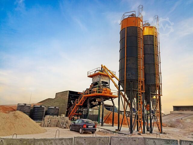 Betoncentrale / betonfabriek FABO Concrete Batching Plant 180 m3 Compact Concrete Batching Plant