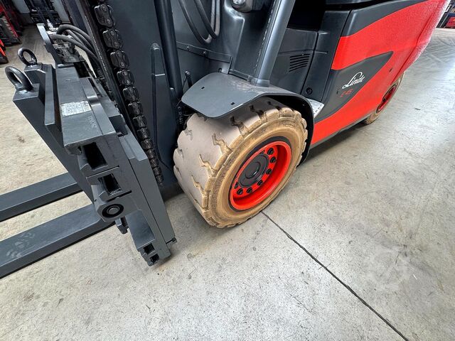 Batterij 02/2022, onderhoud + keuring volgens UVV 07/2027 Linde E 45/600H