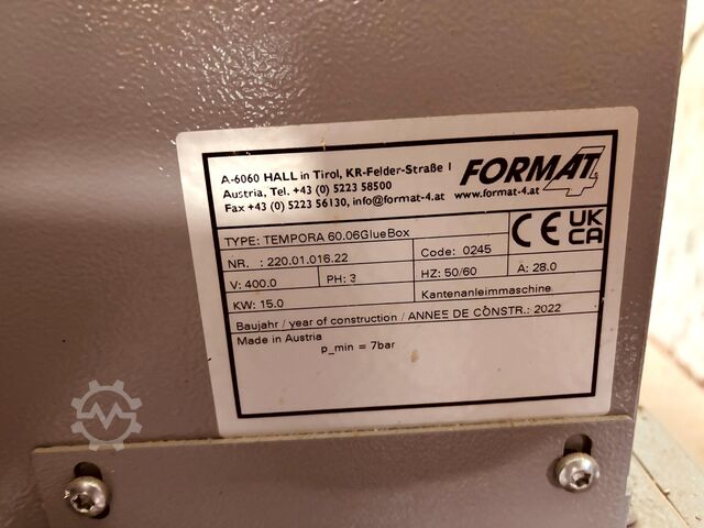 Kantbåndsmaskine Tempora 60.06 Gluebox