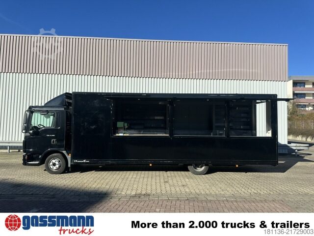 Dubă cu caroserie tip cutie MAN TGL 8.220 4x2 BL, Verkaufsaufbau, NUR 15.800KM!