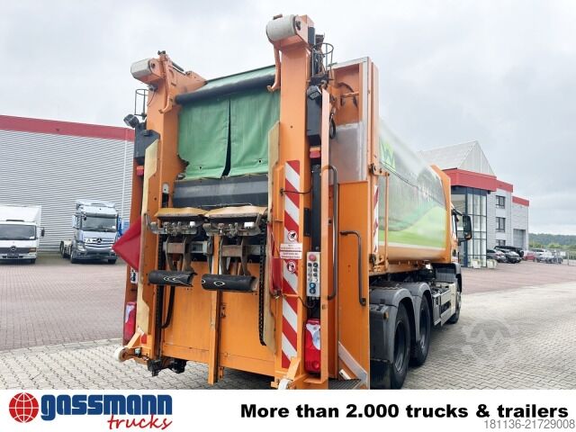 Camião de lixo MAN TGS 26.400 6X4 BL, Seilabroller, Haller Lotos,