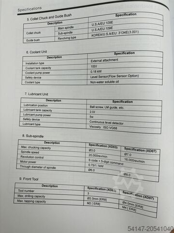 Automatic bar machine HANWHA XD07