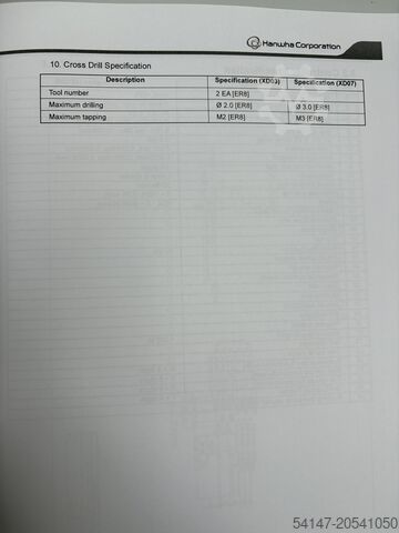 Automatic bar machine HANWHA XD07