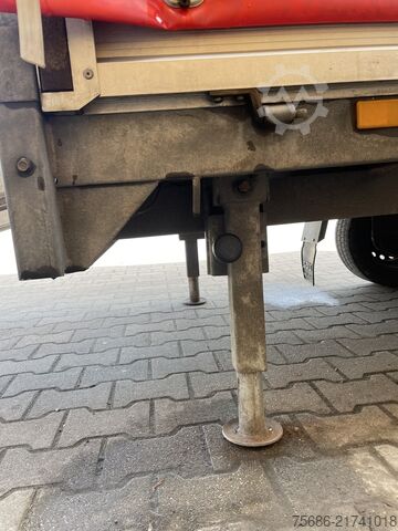 Remorcă deschisă cu prelată SARIS PS 1513 Hochlader Plane Auffahrschienen