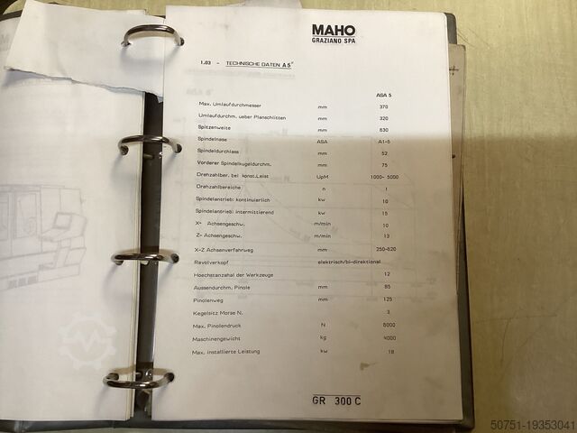 CNC-draaibank - Graziano SPA MAHO GR 300 C