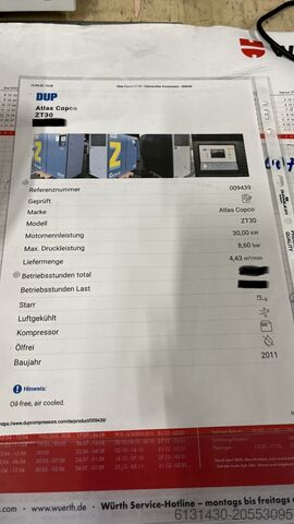 Skruekompressor Atlas Copco ZT30