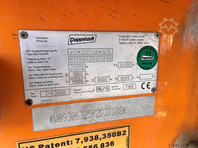 Jednowałowa rozdrabniarka Doppstadt DW 3060-F