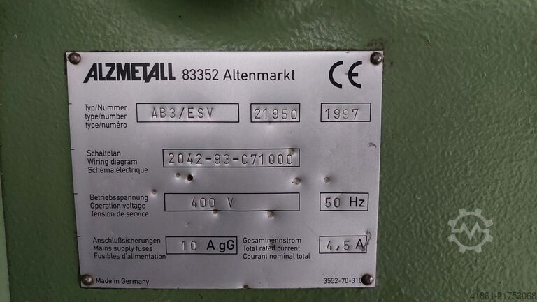 Haute l. Perceuse à colonne ALZMETALL AB 3 / ESV