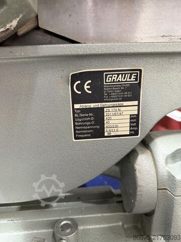 Piła ukośna + przesuw dla aluminium i drewna GRAULE ZS 170 N